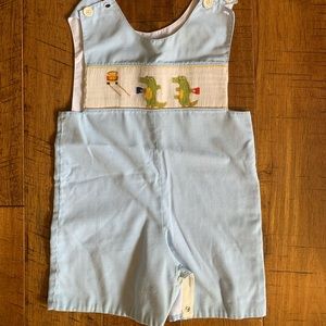 Mom and Me smocked jon jon 24 month